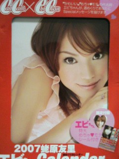 2007年カレンダー1、蛯原友里