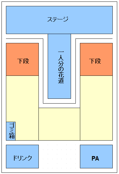 Fantastic Fantasy Vol.1、会場図