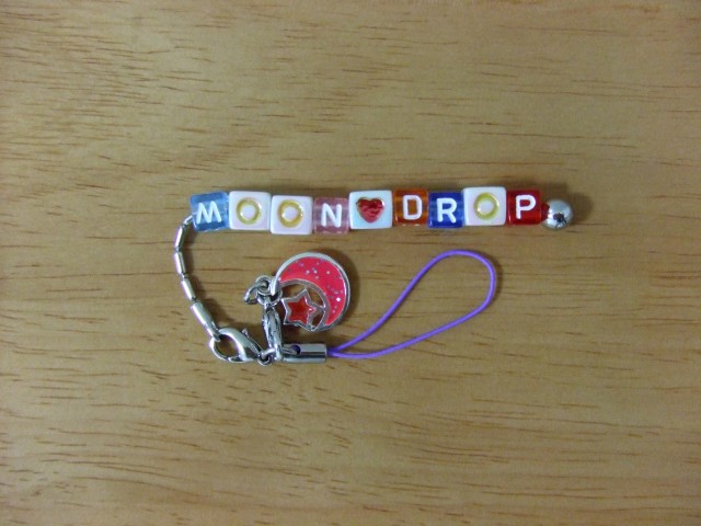 moon drop、ストラップ