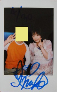 稲村美穂、チェキ1