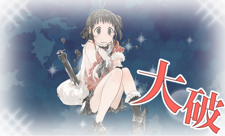 艦これ 配信 那珂 サンタ 大破