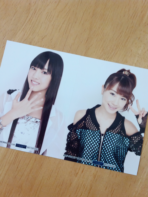 モーニング娘。 笑顔の君は太陽さ トレカサイズ生写真 飯窪春菜＆石田亜佑美