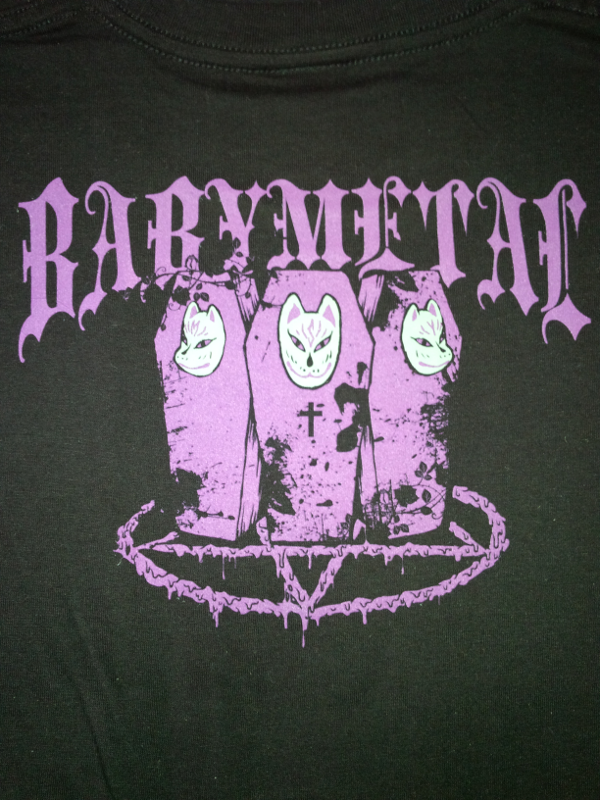 BABYMETAL 召喚Tシャツ 裏