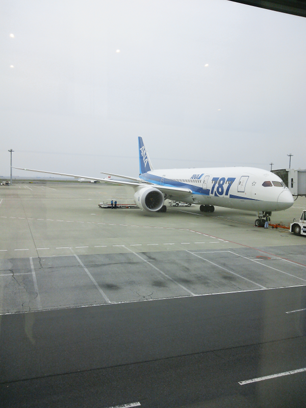 羽田空港 B787