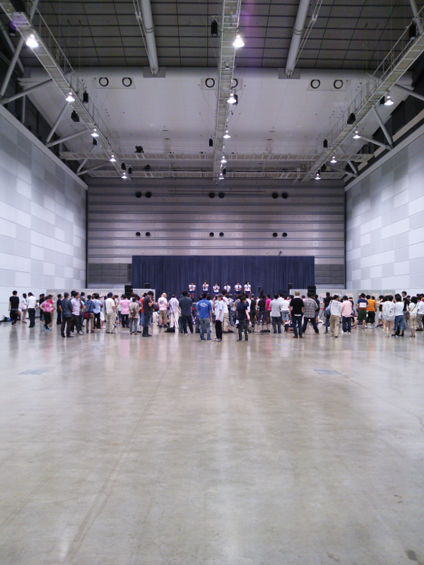 ご当地アイドルライブ in ビッグパレットふくしま 会場内