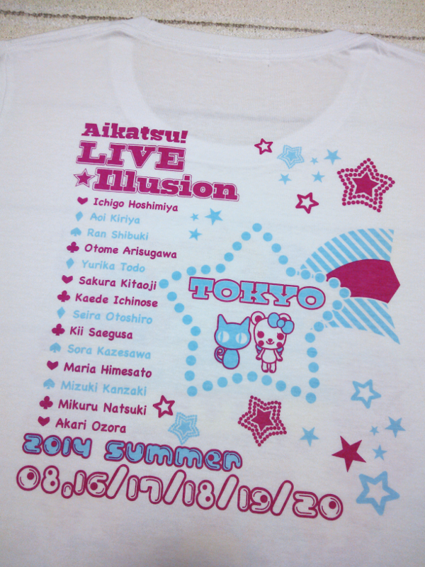 アイカツ！LIVEイリュージョン Tシャツ 2